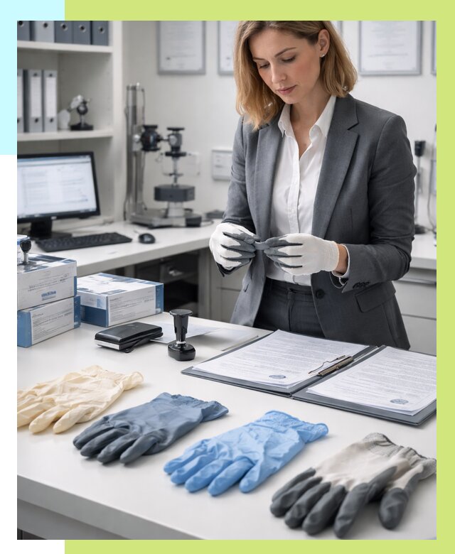 Сертификация перчаток в Кыштыме от 8828 р. | Алешин-Кшт