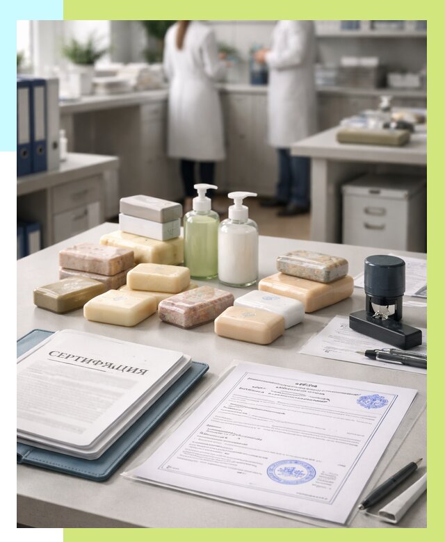 Сертификация мыла и сертификат на мыло в Кыштыме от 12463 | Алешин-Кшт