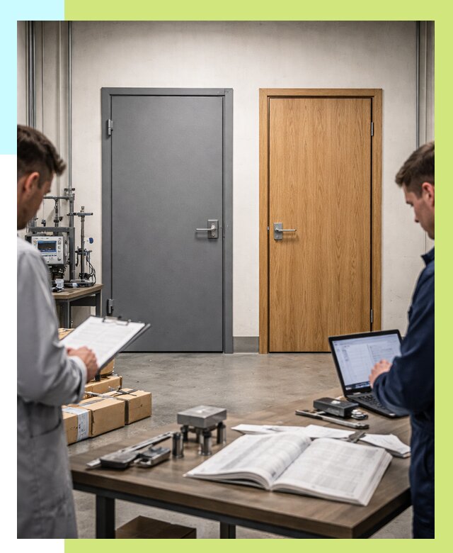 Сертификация дверей в Кыштыме от 8309 р. под ключ | Алешин-Кшт