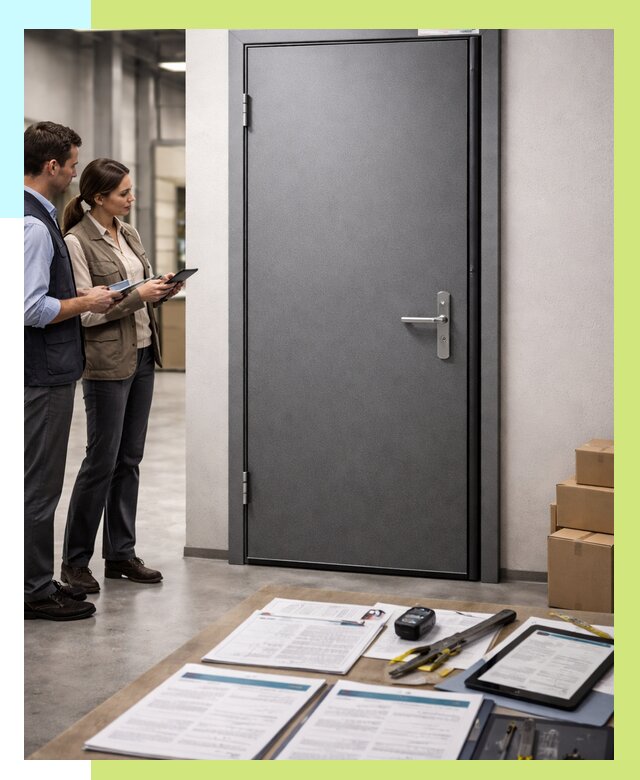 Сертификация противопожарных дверей в Кыштыме от 9347 р. | Алешин-Кшт