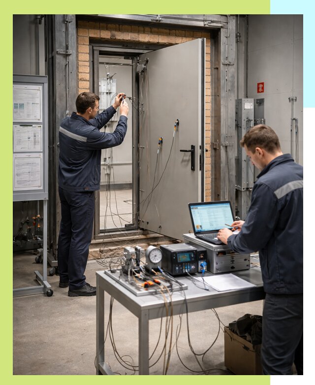 Сертификация противопожарных дверей в Кыштыме по ГОСТ и ТР