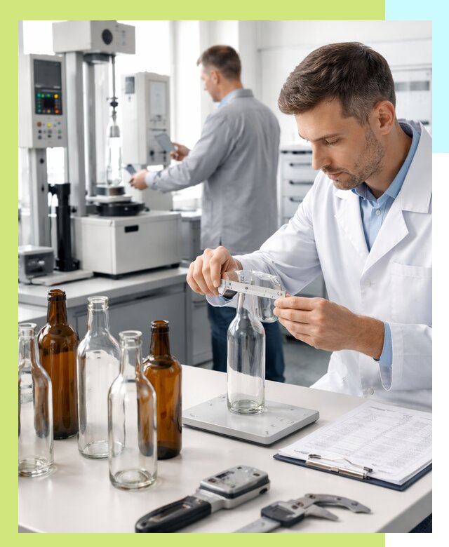 Сертификация стеклянных бутылок и сопутствующей упаковки в Кыштыме