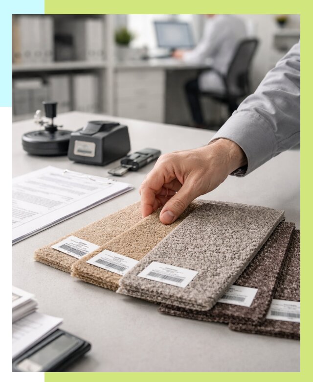 Сертификация ковролина в Кыштыме от 15579 р., Алешин-Кшт