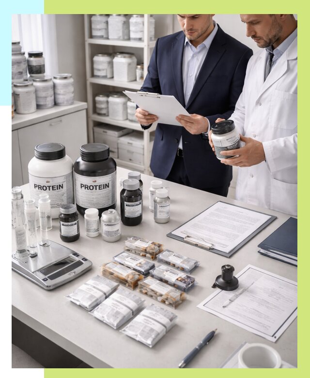 Сертификация спортивного питания в Кыштыме от 15579 р., Алешин-Кшт