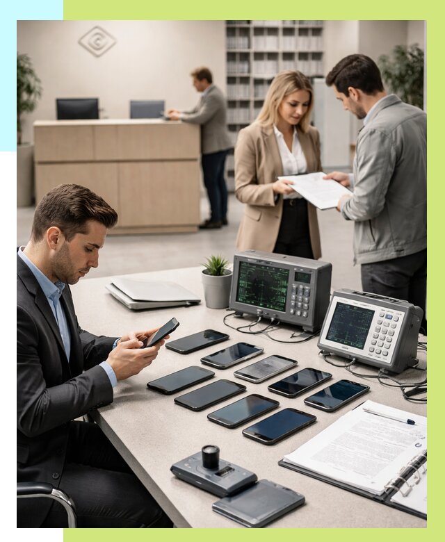 Сертификация телефонов в Кыштыме от 25965 р. под ключ | Алешин-Кшт