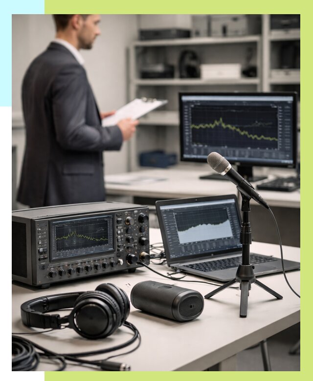 Сертификация аудиотехники в Кыштыме от 15579 р., Алешин-Кшт