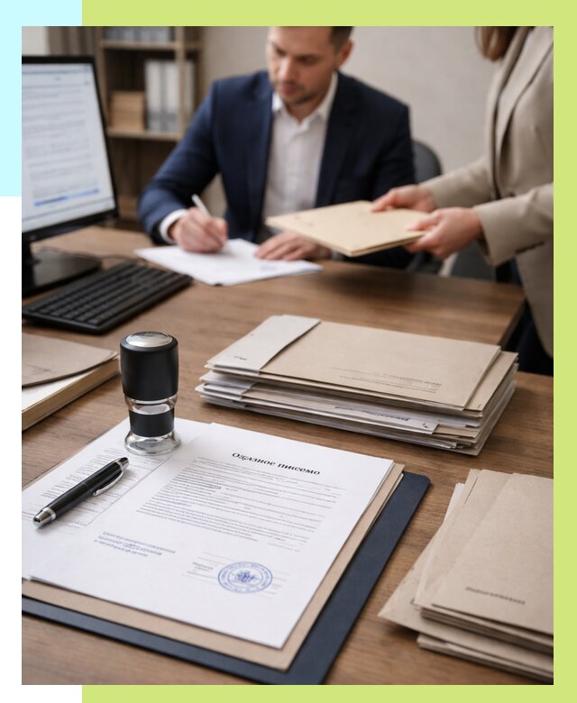 Отказное письмо для таможни в Кыштыме от 3116 р, Алешин-Кшт