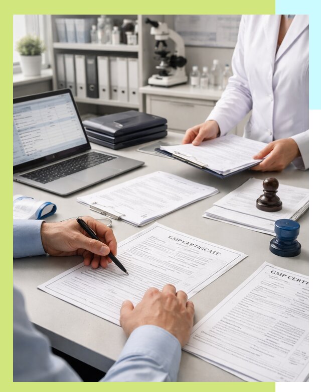 Оформление сертификата GMP в Кыштыме для фармпроизводства