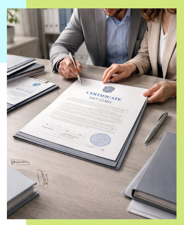 Сертификат ISO 22301 в Кыштыме от 46737 р. | Алешин-Кшт срочно