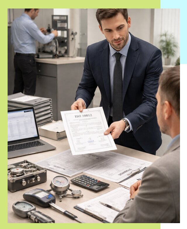 Выдача сертификата ISO 10012 по требованиям метрологии в Кыштыме
